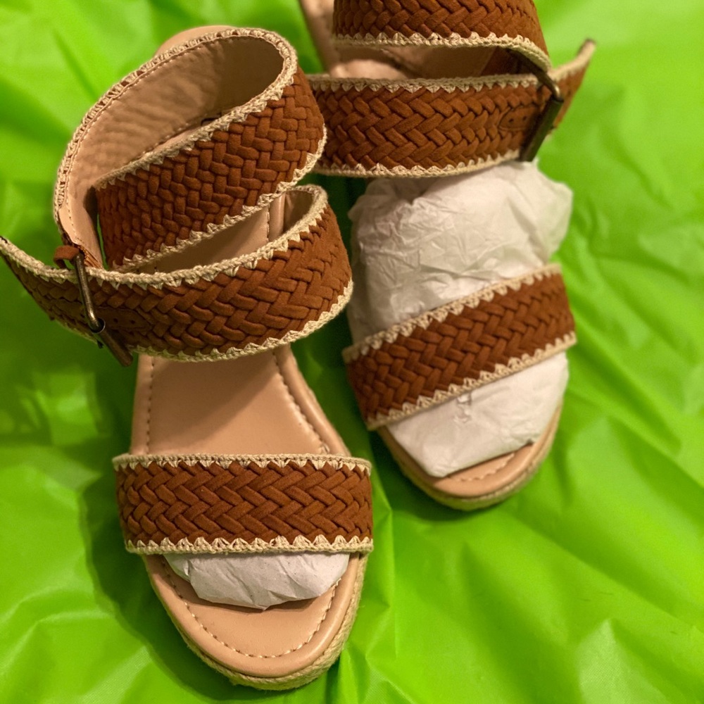 Justfab “Aster” wedge Sandals